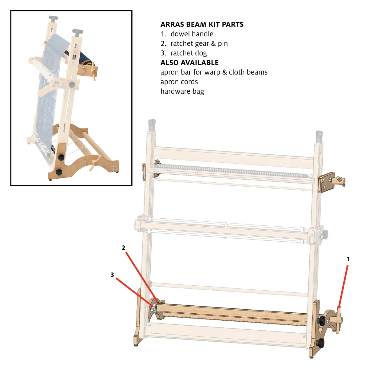 Hardware Bag For Arras Beam Kit 1