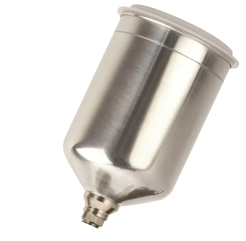 Binks Aluminum Gravity Cup 30Oz, 3/8”-19 Bsp (M) Thread 1