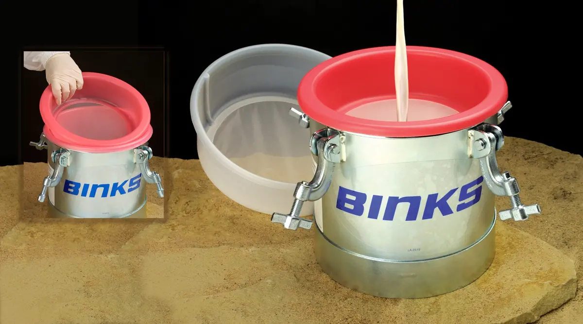 2-Gal. Tank Strainer/600 Micron, 28 Wire Mesh 2
