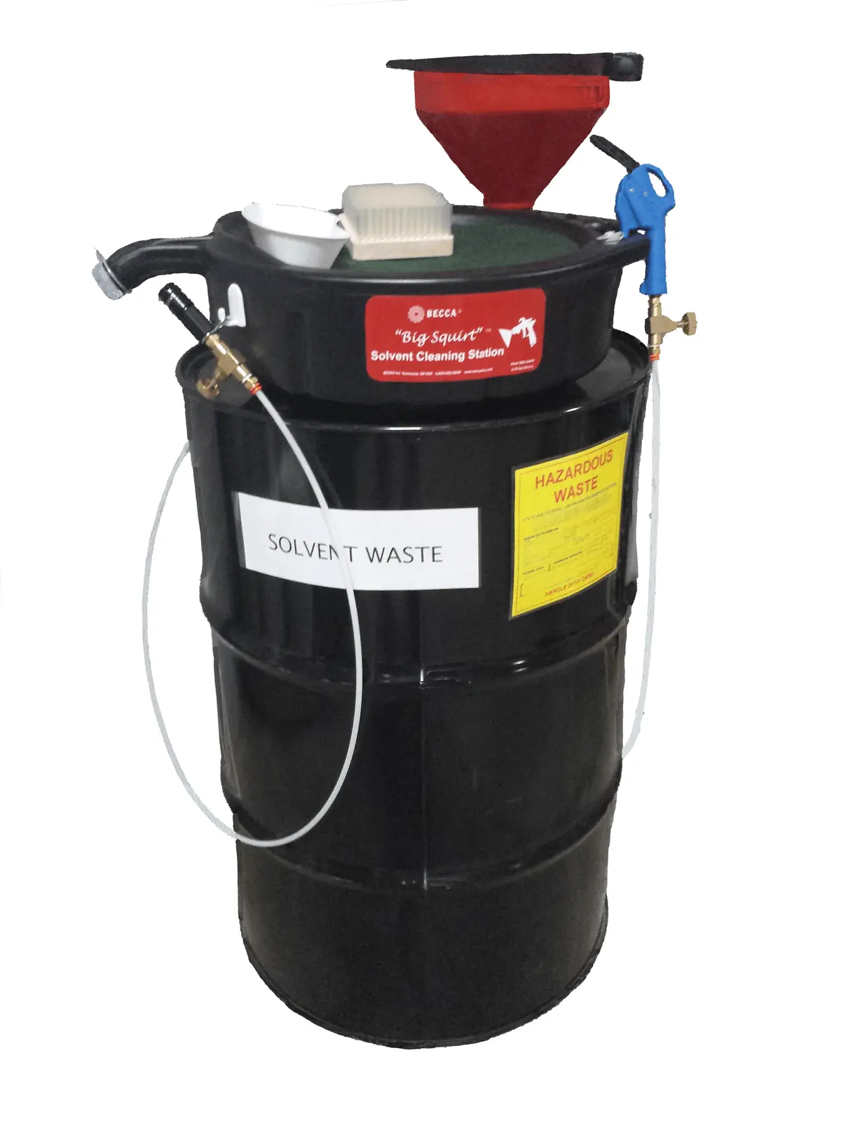 Solvent Squirt "Clean To Waste" Drum System 1
