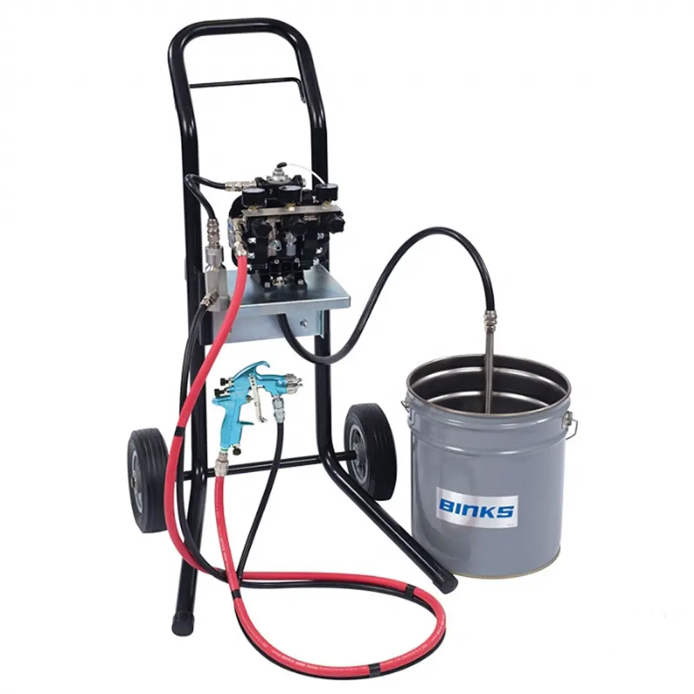 Binks Dx70 Assembled Spray Outfits Including Spray Gun 1