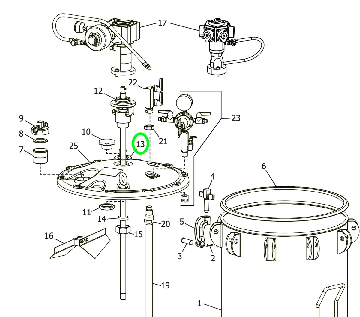 Binks, Package Of 5 83-1472 Gasket 1