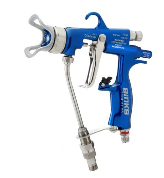 Binks Trophy Aa Series 1600 Air Assisted Airless Spray Guns 1