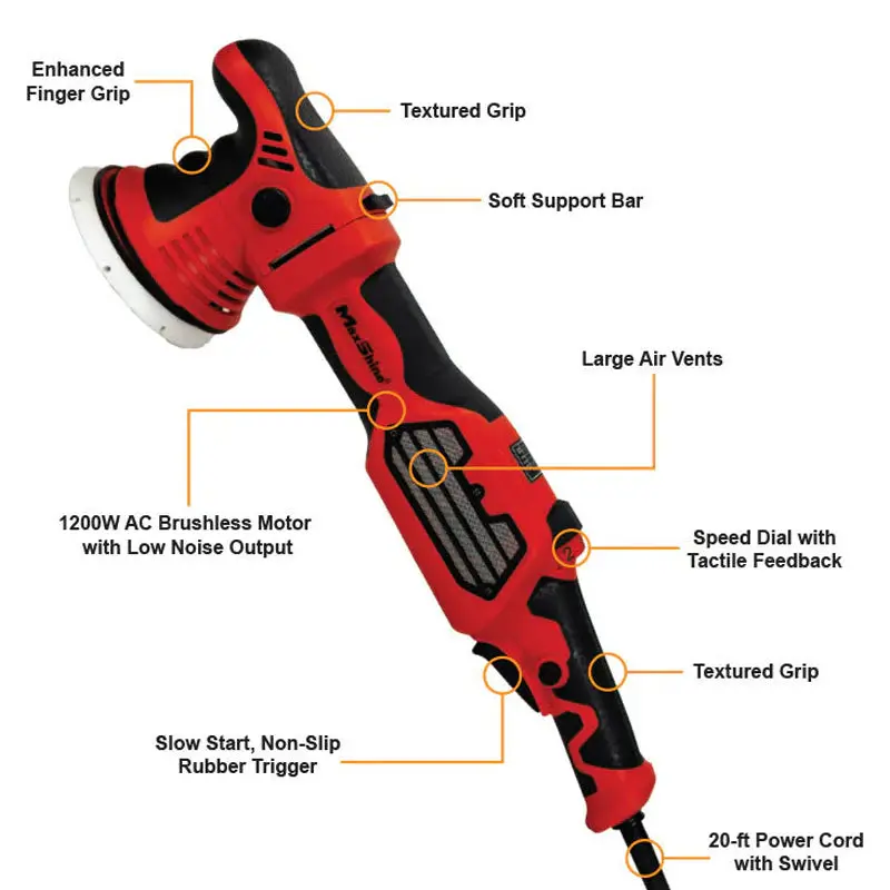 Maxshine Mb21 Pro 21Mm Dual Action Brushless Car Polisher 1