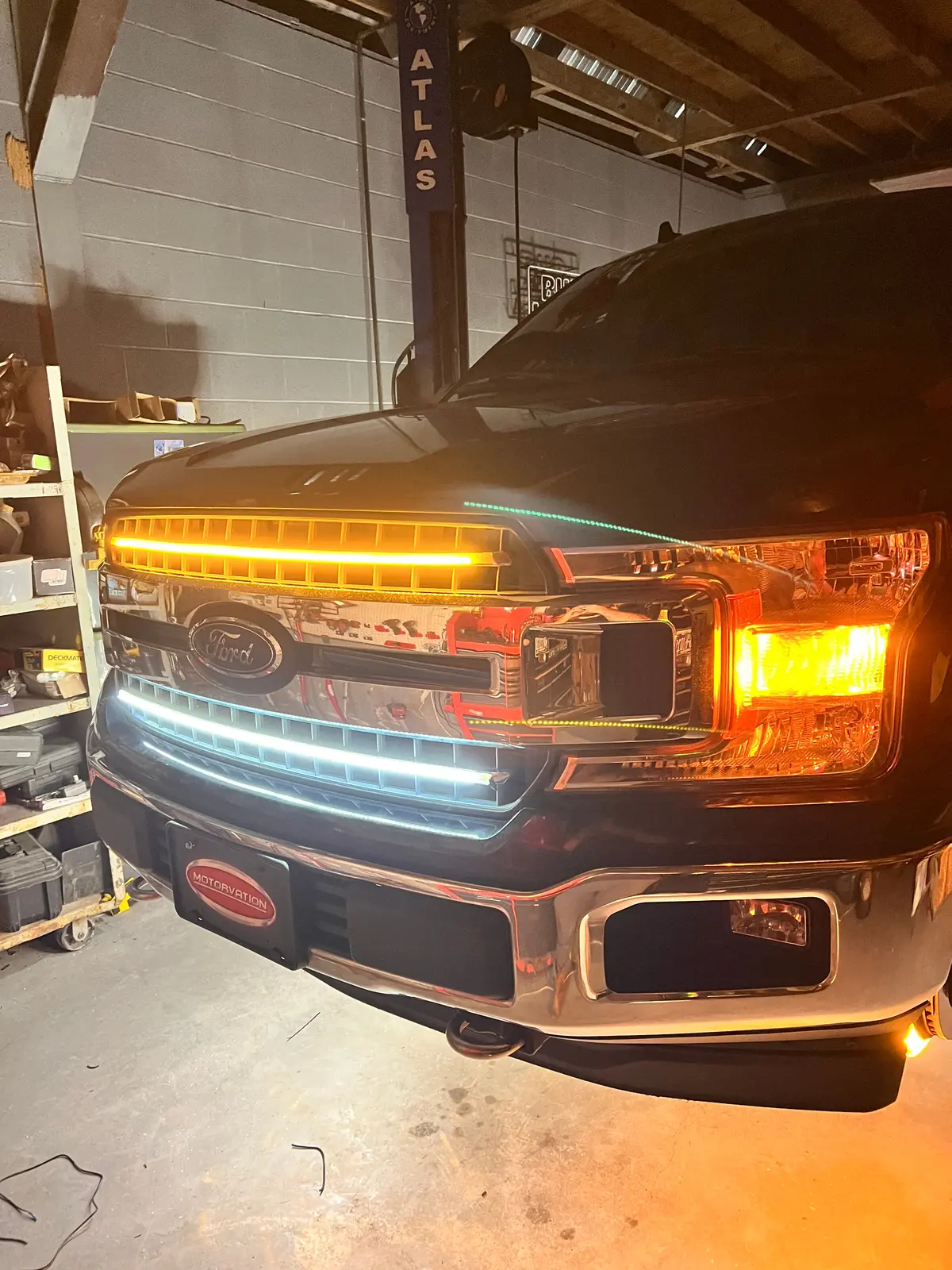 2018-2020 F150 Xlt Sequential Switchback Grill Strips 1