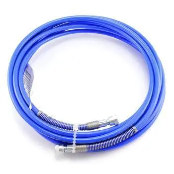 Sx24 Series Airless Fluid Hose 1/4" Bsp Stainless Steel Fittings, Blue - 50' 1