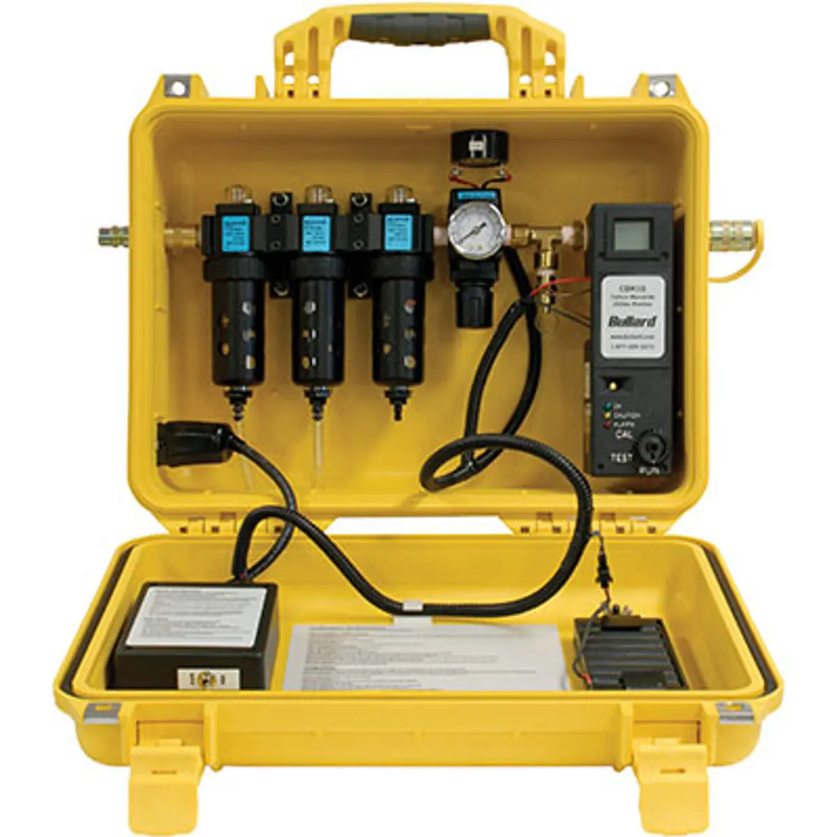 Pirate Brand - Bullard® Cab, 15 Cfm Box, 10 Ppm Co Sensor, 1 Outlet, 1/4" Industrial Interchange, 1-2 Worker, Portable Air Filter & Co Monitor (V25 Splitter Required For 2 Workers) 1