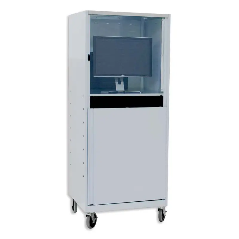 Dedoes Large Computer Cabinet – White 1