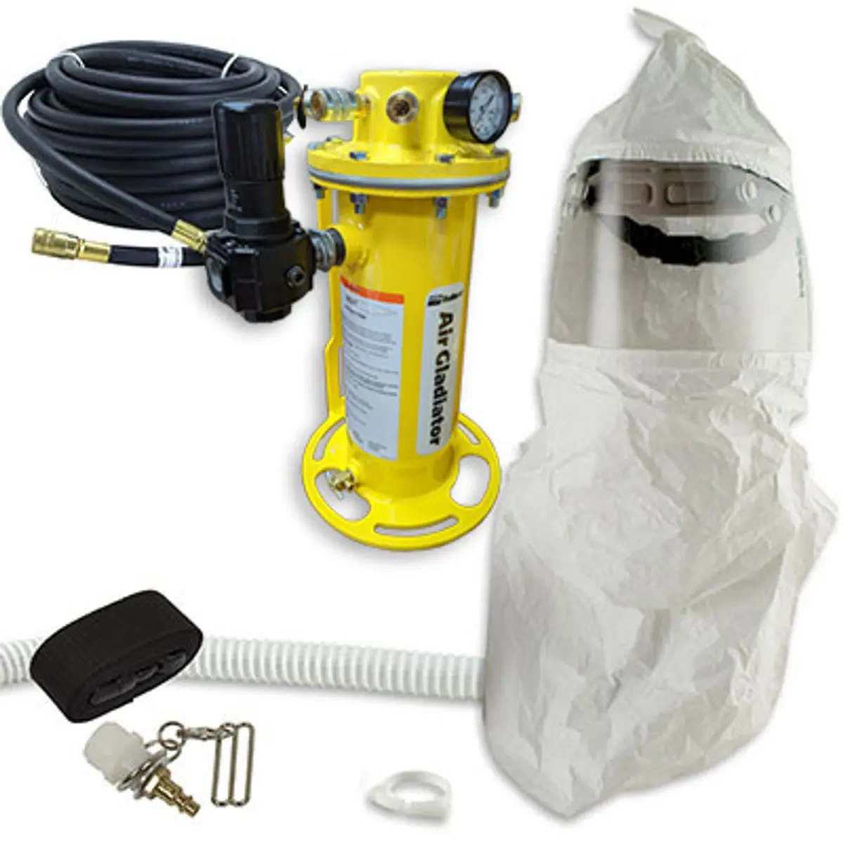 Pirate Brand - Bullard®, Compressed Air Respirator Package, Cc20, F30 Constant Flow Connector, 1/4" Industrial Interchange 1