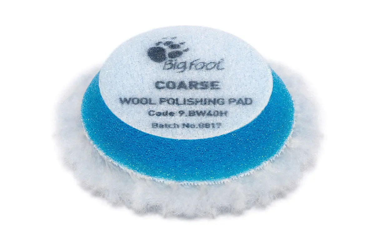 Rupes Coarse Wool Pad (Blue) Bw40h (45Mm) 4 Pack 1