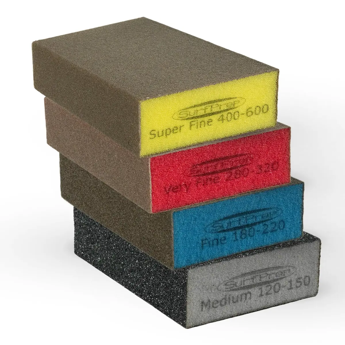 Surfprep 1" Color Coded Hand Sanding Block 1