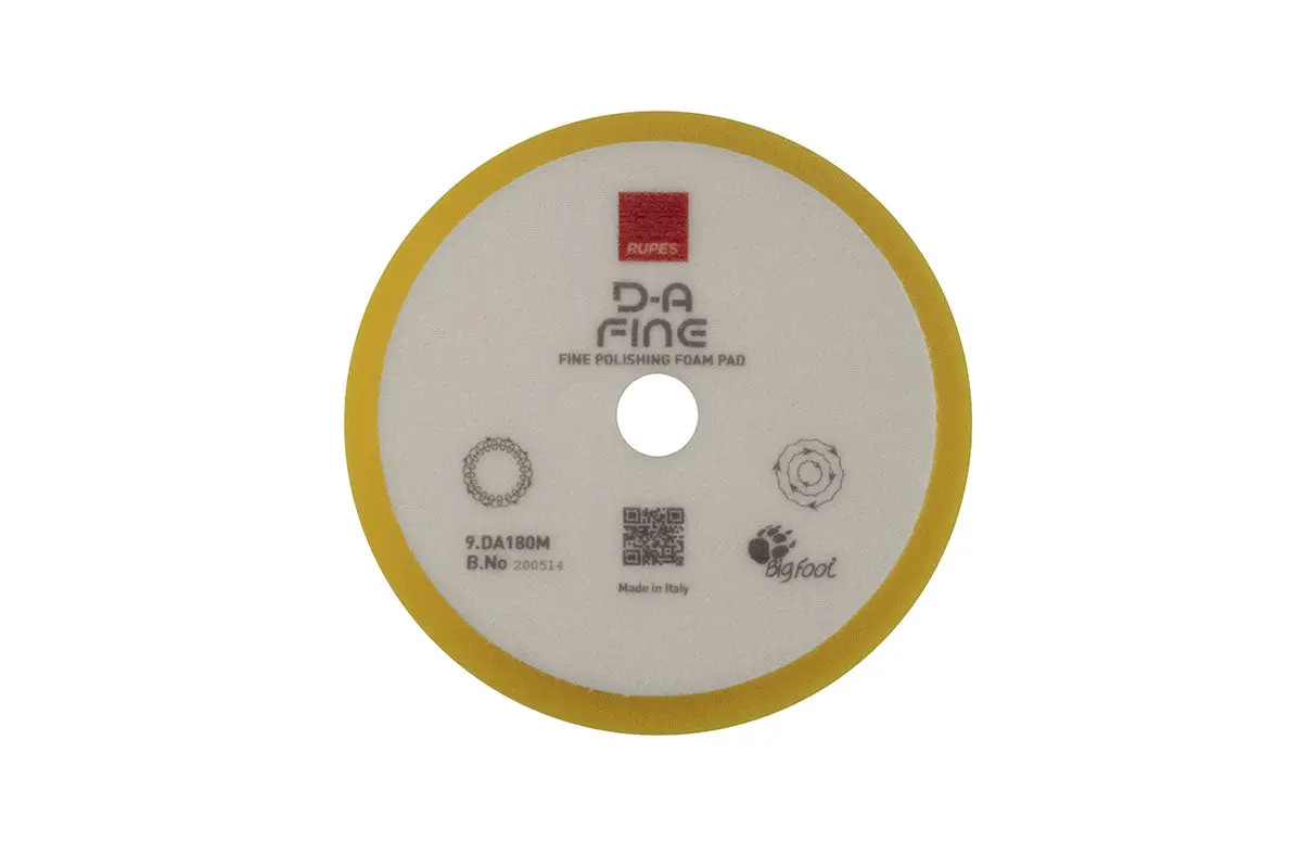 Rupes Fine Polishing Foam Pad (Yellow) - (100Mm, 150Mm, 180Mm) 3