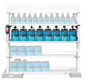 Mini-Mix 150 Plus 8 Place Gallon Mixing Shelf 1