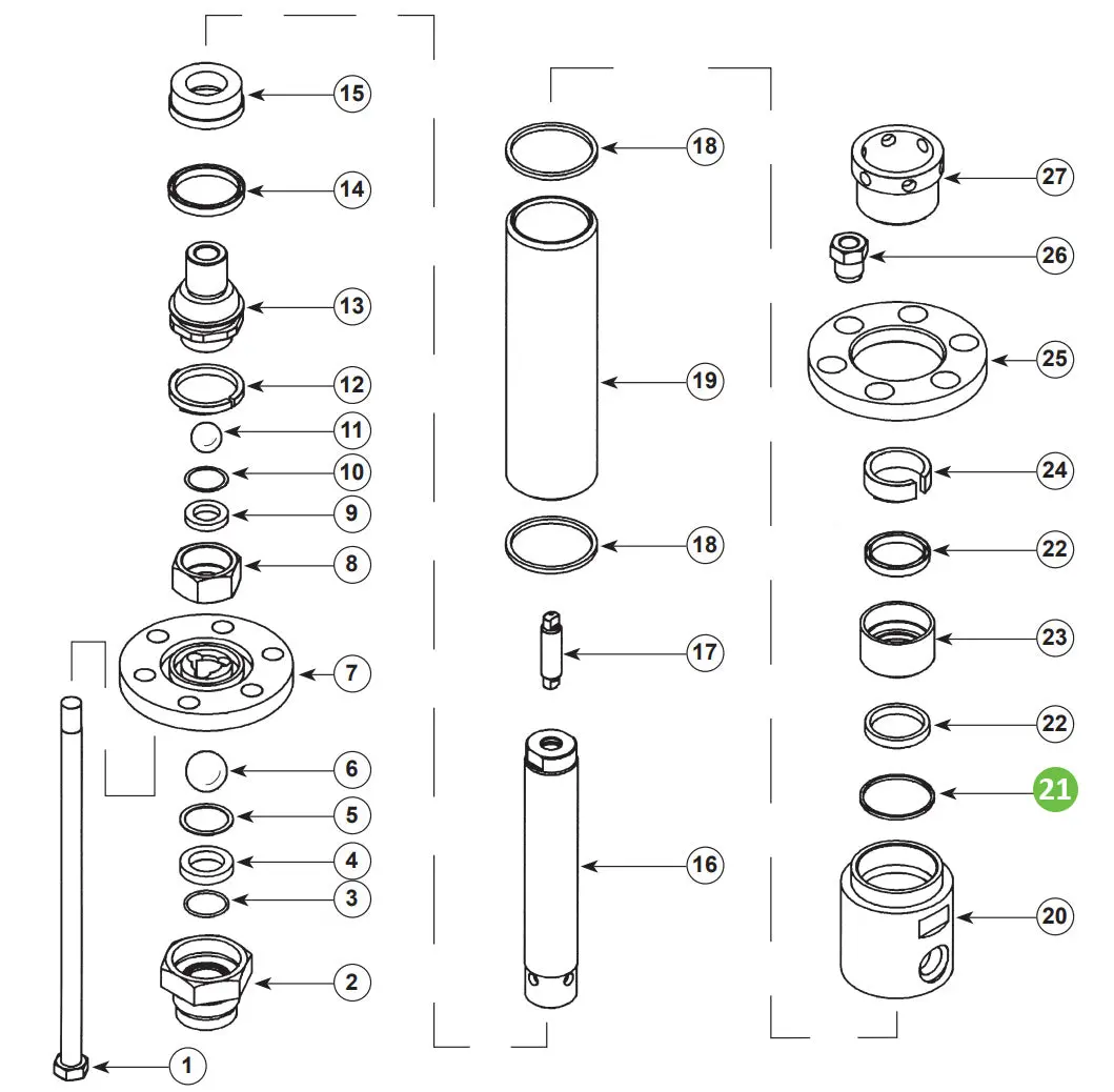 Binks 149-1733 Upper Seal 1