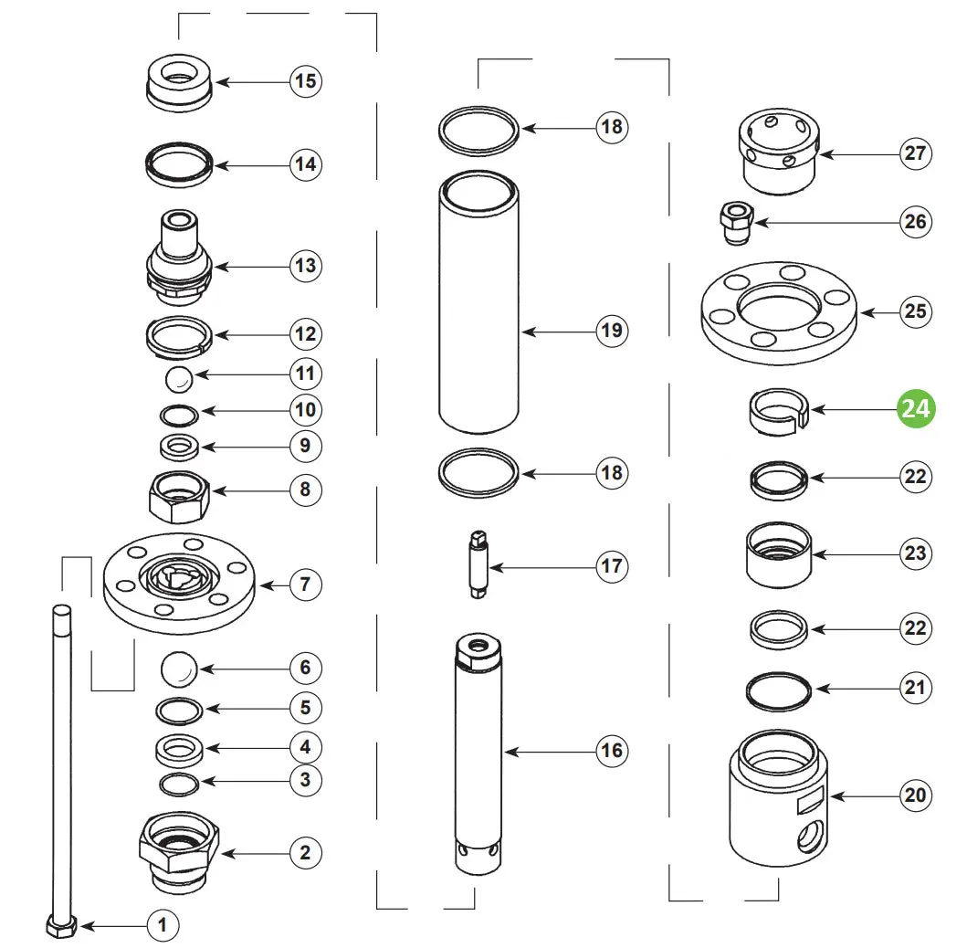 Binks 149-1734 Upper Guide 1