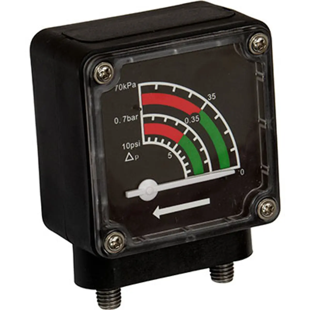 Pirate Brand - Schmidt Mfg Style, Differential Pressure Gauge, Coalescer 1