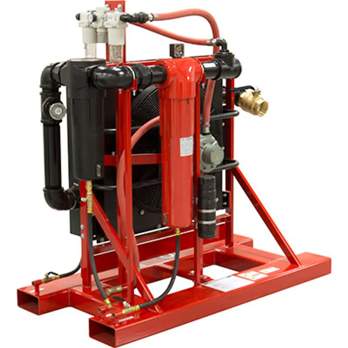 Pirate Brand - Dry Land™, After Cooler Skid Mounted System - 1600 Cfm @ 100 Psig Or 2300 Cfm @ 150 Psig 1