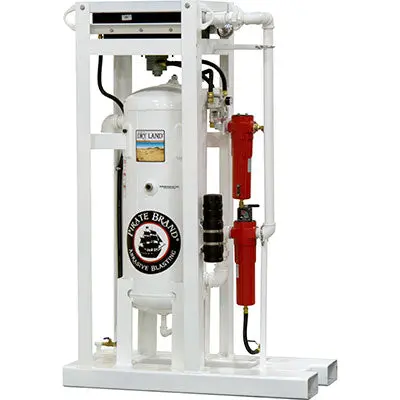 Pirate Brand - Dry Land™, Deliquescent Skid Mounted, Air Dryer System - 250 Cfm @ 100 Psig Or 360 Cfm @ 150 Psig 1