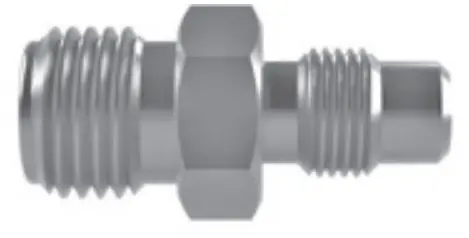 Hosco Dr1-2-4 Male Straight X Dr-1 Stainless Steel Adapter 1