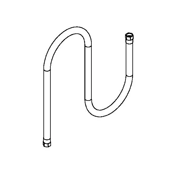 Binks Dvx-246 Suction Hose, 1/2" 1