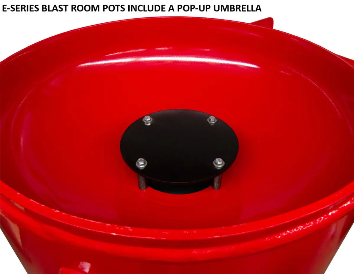 Pirate Brand, E-Series, Blast Room Series, 6.5 Cu Ft., Blast Pot, Stationary, Pressure Hold System, 12Vdc Electric Controls 2