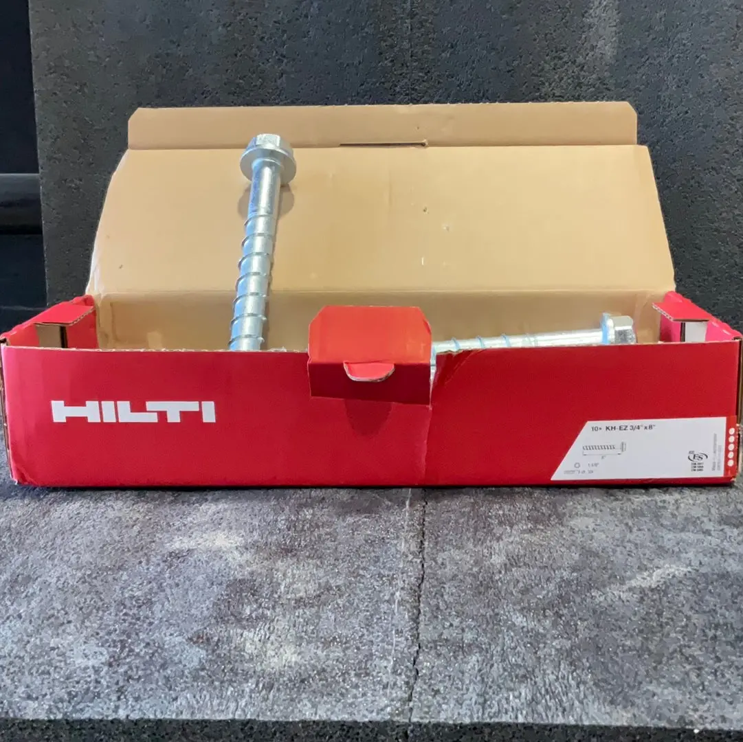 Hilti Screw Anchor Kh-Ez 3/4" X 8" #418086 (10X) 1