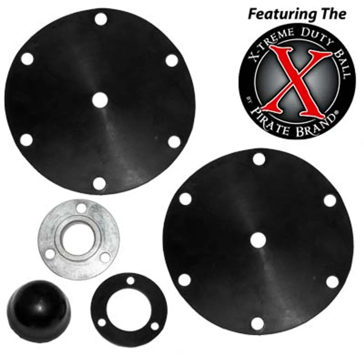Pirate Brand - Empire Style, Valve, Exhaust,#8 & #2, Repair Kit, Includes # 1, (2)2, 3, & 4 (Includes: X-Treme Duty™ Ball) (1" Pipe String) 1
