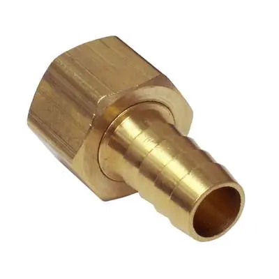 Pirate Brand 520-402 Fitting, 1/2" Hose X 1/2", Brass 1