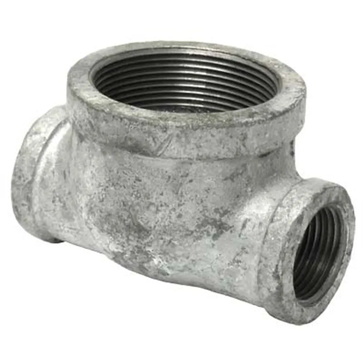 Pirate Brand - Empire Style, Tee, Galvanized, 1" X 1" X 2" (Fits Pressure Cabinets) (1" Pipe String) 1