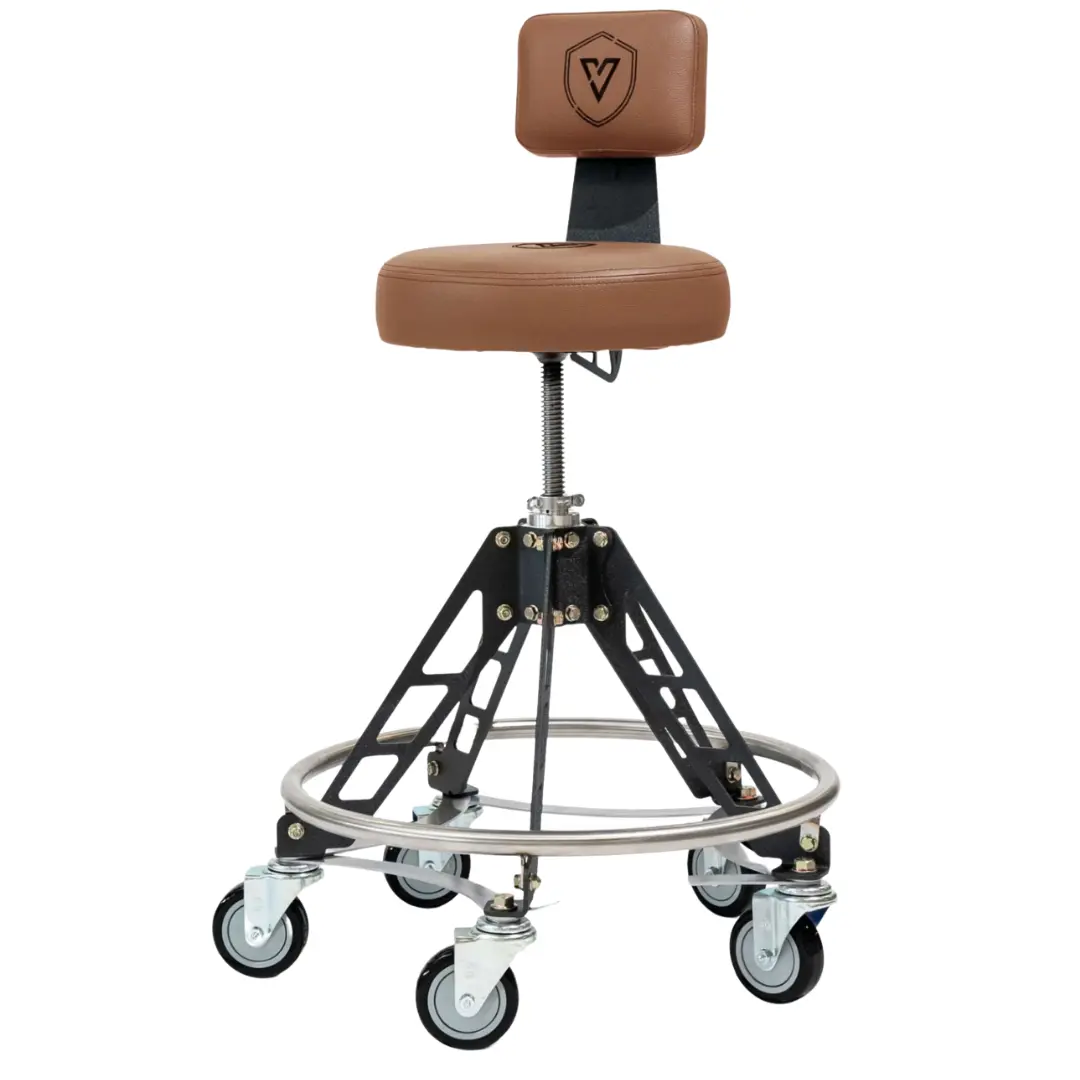 Vyper Chair | Elevated Steel Max Brown 1