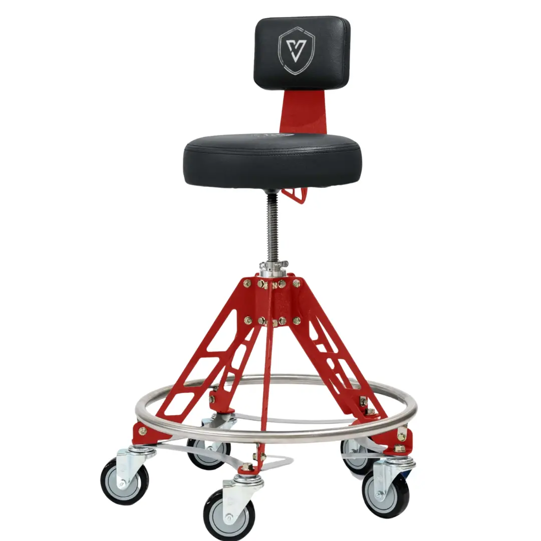 Vyper Chair | Elevated Steel Max Red 1