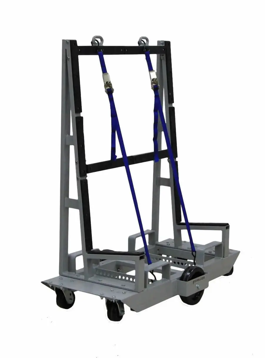 Groves Six Wheeled Fabrication Cart 48" Length 1
