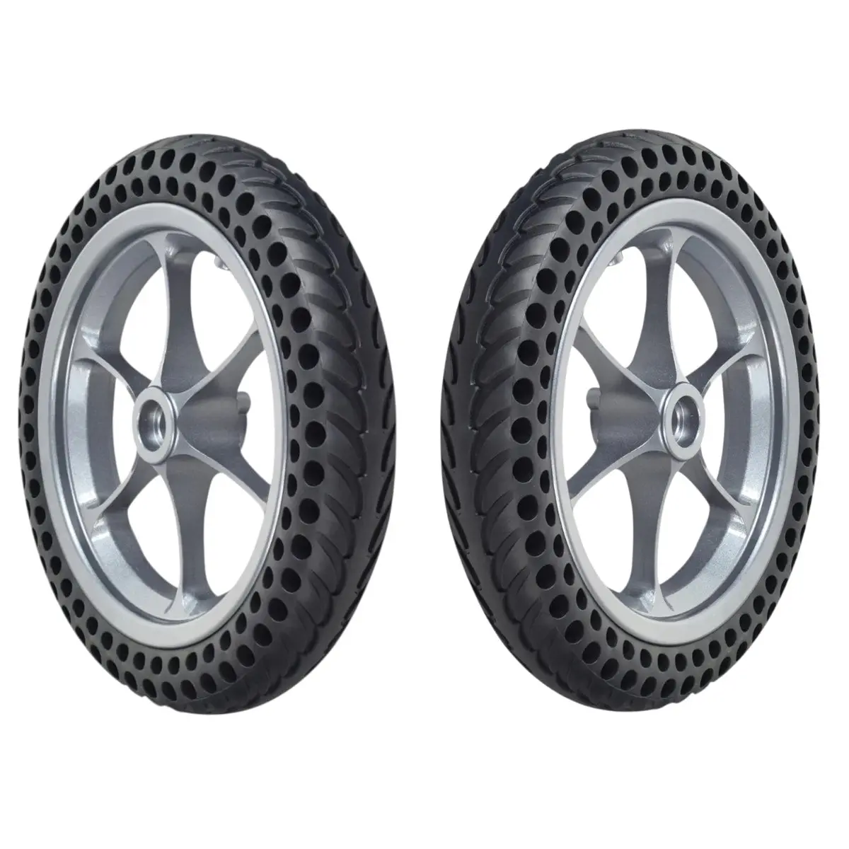 Set Of Drive Wheels With Rims For Pride Mobility Jazzy Passport Power Chairs | 12" X 2 1