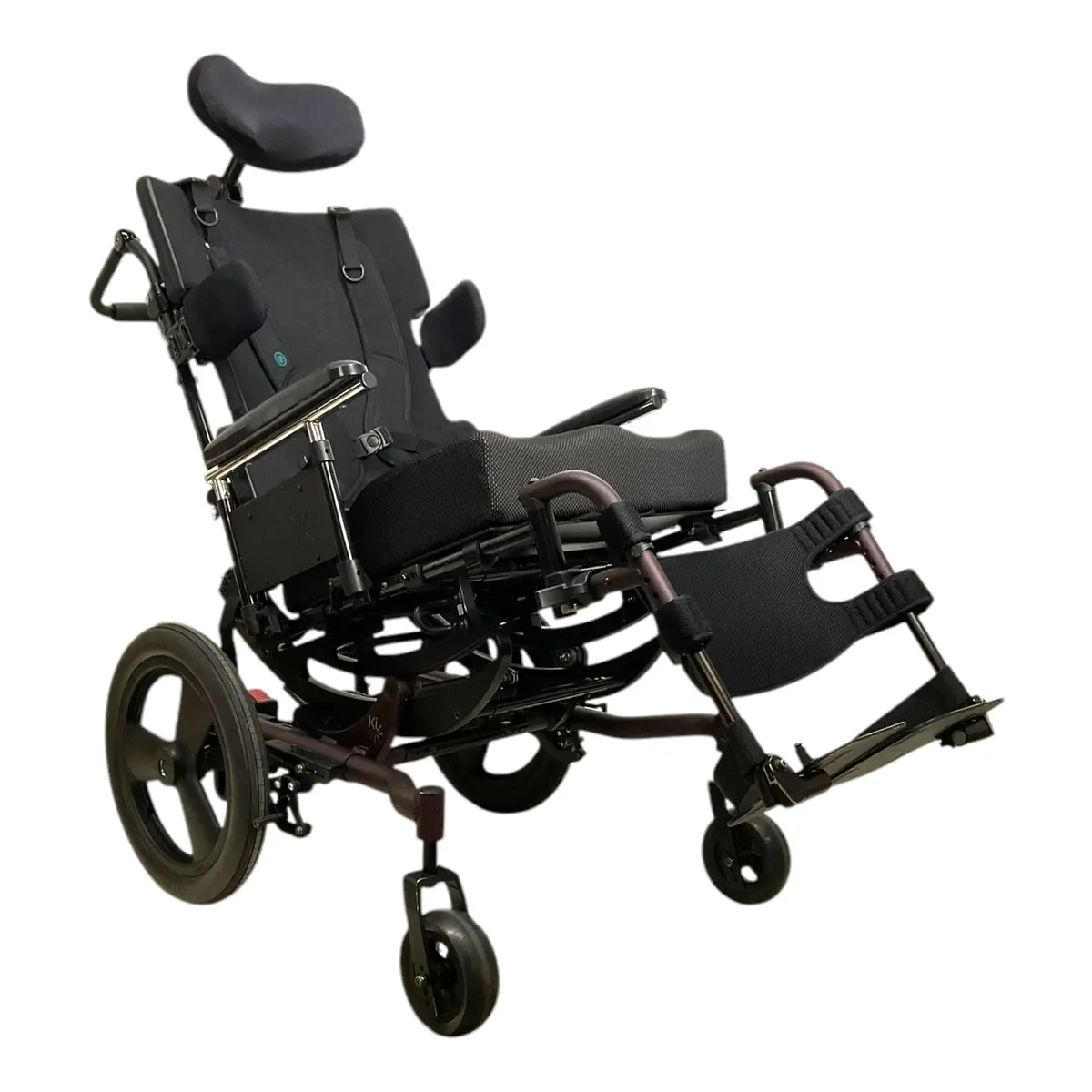Ki Mobility Focus Cr Tilt-In-Space Manual Wheelchair | 18 X 20 In Seat | Lateral Supports 1