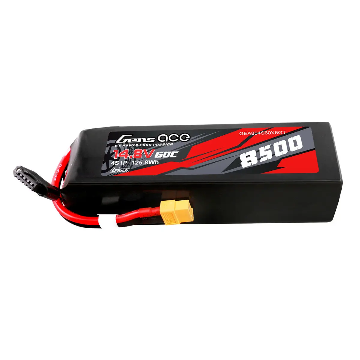 Gens Ace 4S 8500Mah 60C 14.8V G-Tech Lipo Battery Pack With Xt60 Plug For Xmaxx 8S Car 1