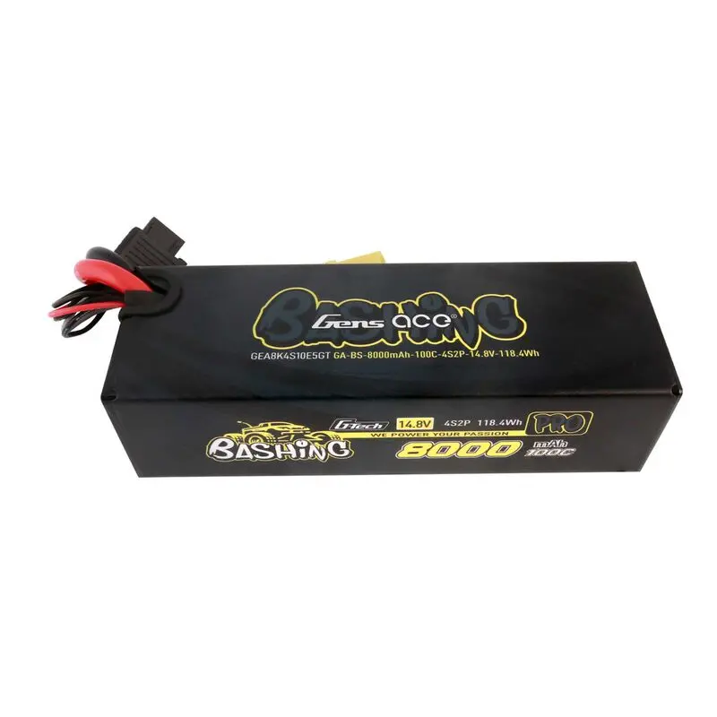 14.8V 8000Mah 4S 10C G-Tech Bashing Hardcase Lipo Battery: Ec5 1