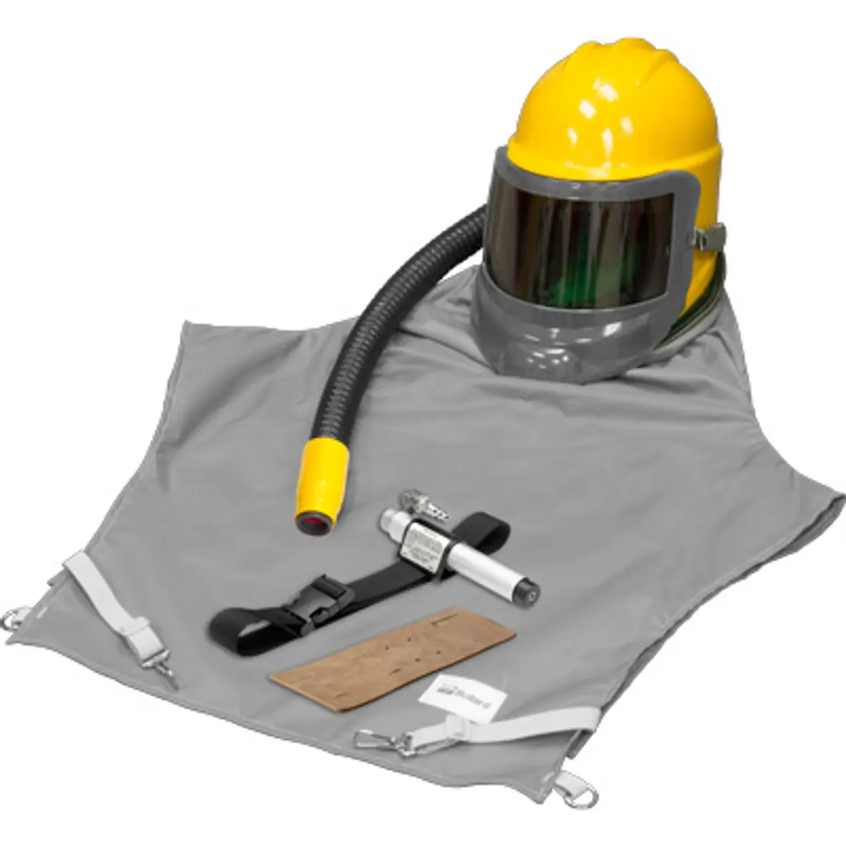 Pirate Brand - Bullard® Genvx® (Gvx), Compressed Air Respirator, Type Ce, 28" Cape 28Vx, Ac1000 Cool Tube, 1/4" Industrial Interchange 1