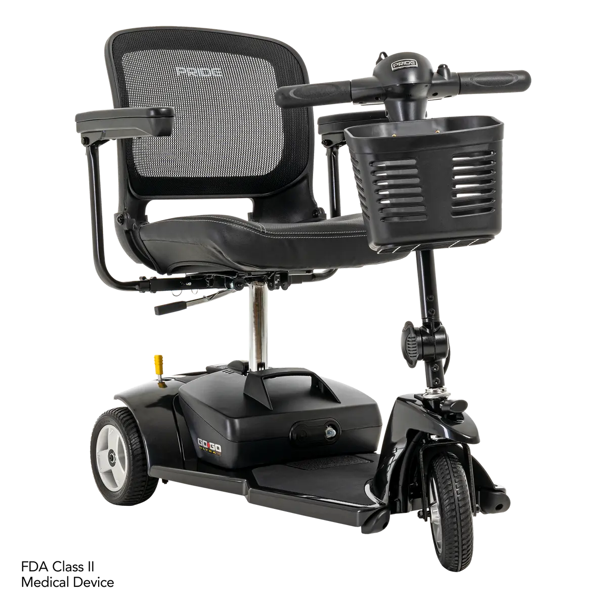 New Pride Mobility Go-Go Ultra X 3-Wheel Mobility Scooter | Max Speed 4 Mph | 300 Lbs Weight Capacity 1