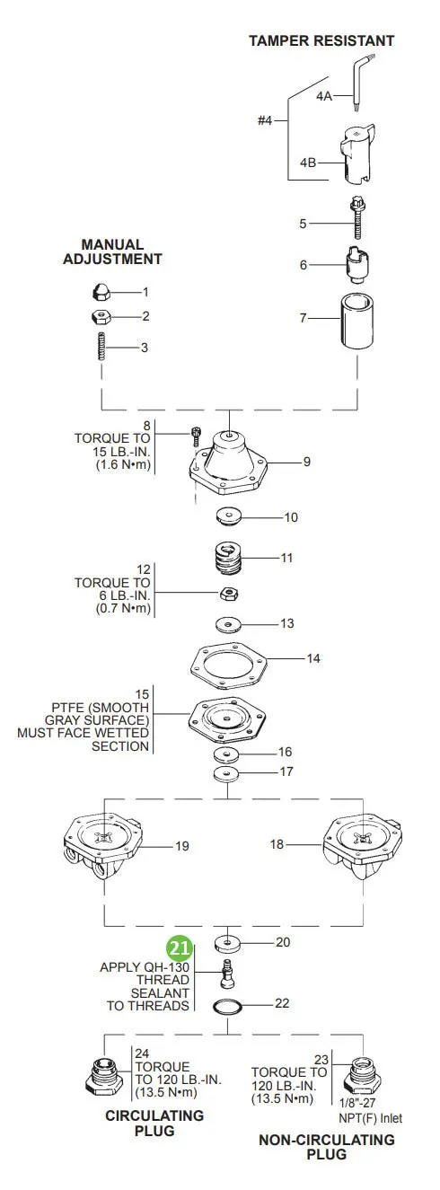 Devilbiss Hgs-44 Valve Stem, Std Flow 1