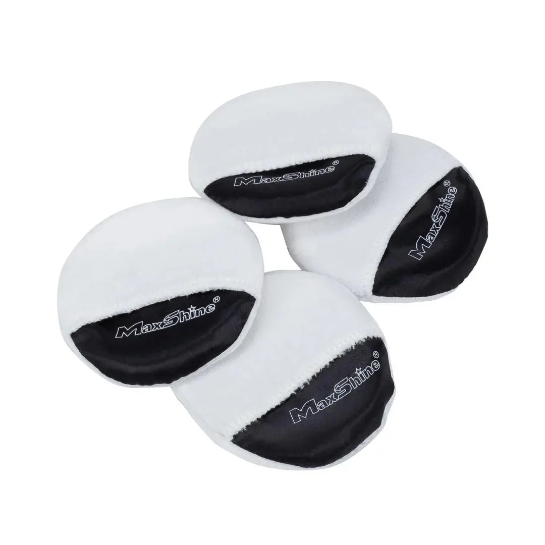 Maxshine Finger Hold Microfiber Wax Applicator Pad - 4 Pack 1