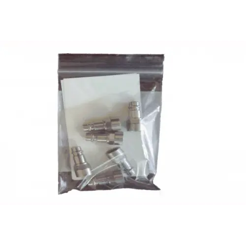6 High Flow Disconnect Stems - Female - Heavy Duty (Silver) 1