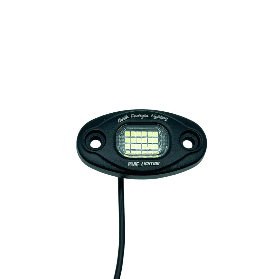 24 Led Pure White Rock Lights 1