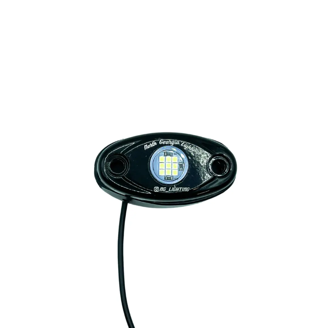9 Led Pure White Rock Lights 1