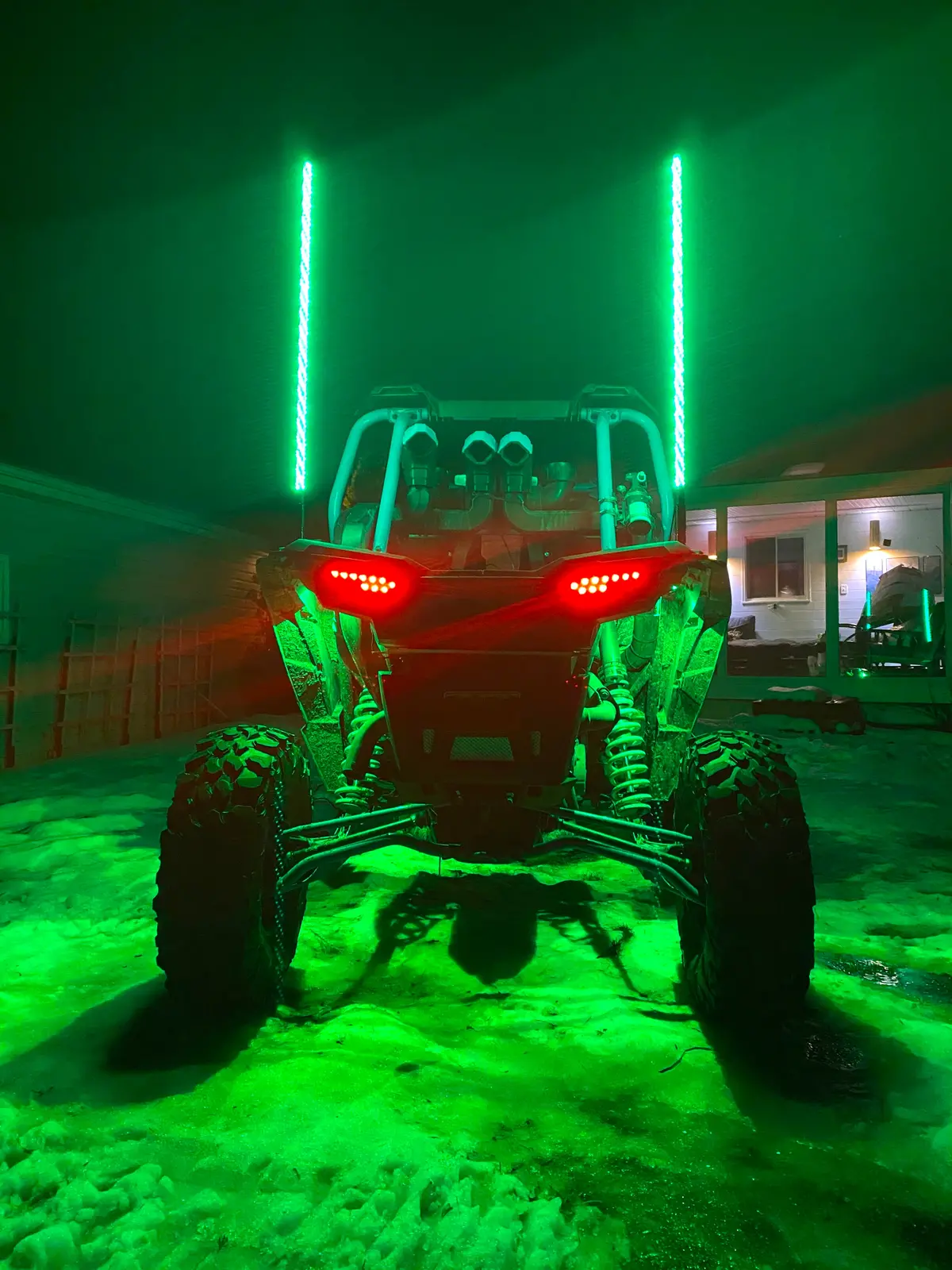 Rgb Ultra Flow Whip Lights 4 Ft (Pair) 1
