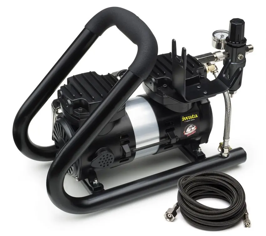 Iwata Power Jet Plus Tubular 110-120V Airbrush Compressor 1
