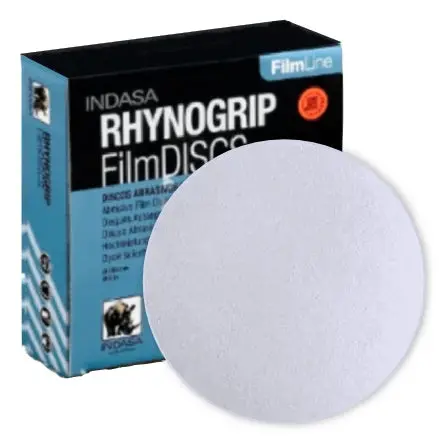 Indasa 6" Filmline Rhynogrip Solid Sanding Discs, 7600F Series 1