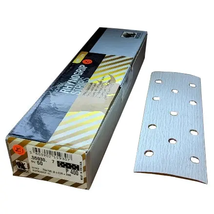 Indasa 2.75" X 7.5" Rhynogrip Htline Grip Vacuum Sanding Strips 1