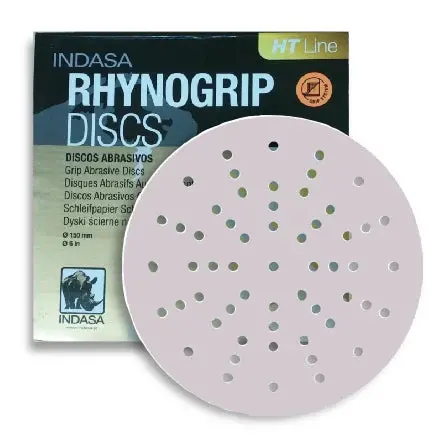 Indasa 6" Rhynogrip Htline Ultravent Vacuum Sanding Discs, 8660 Series 1