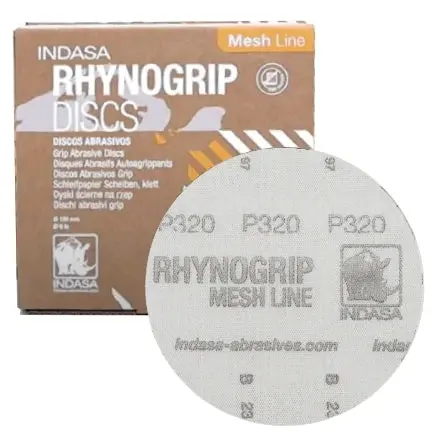 Indasa 5" Rhynogrip Mesh Line Vacuum Sanding Discs 1