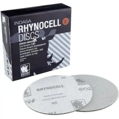 Indasa 6" Rhynocell Foam Discs, 3000 Grit, Mf3000 - 55212 1